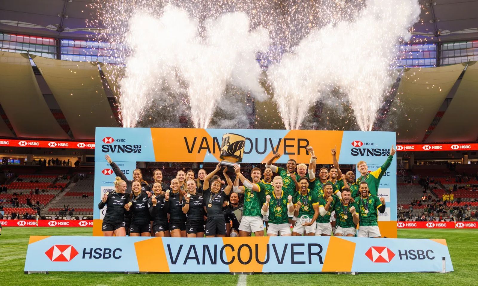Black Ferns Sevens stay dominant in Vancouver as South Africa claim men’s title