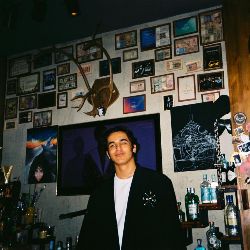 Portrait of Diyor Abdullayev, architectural illustrator