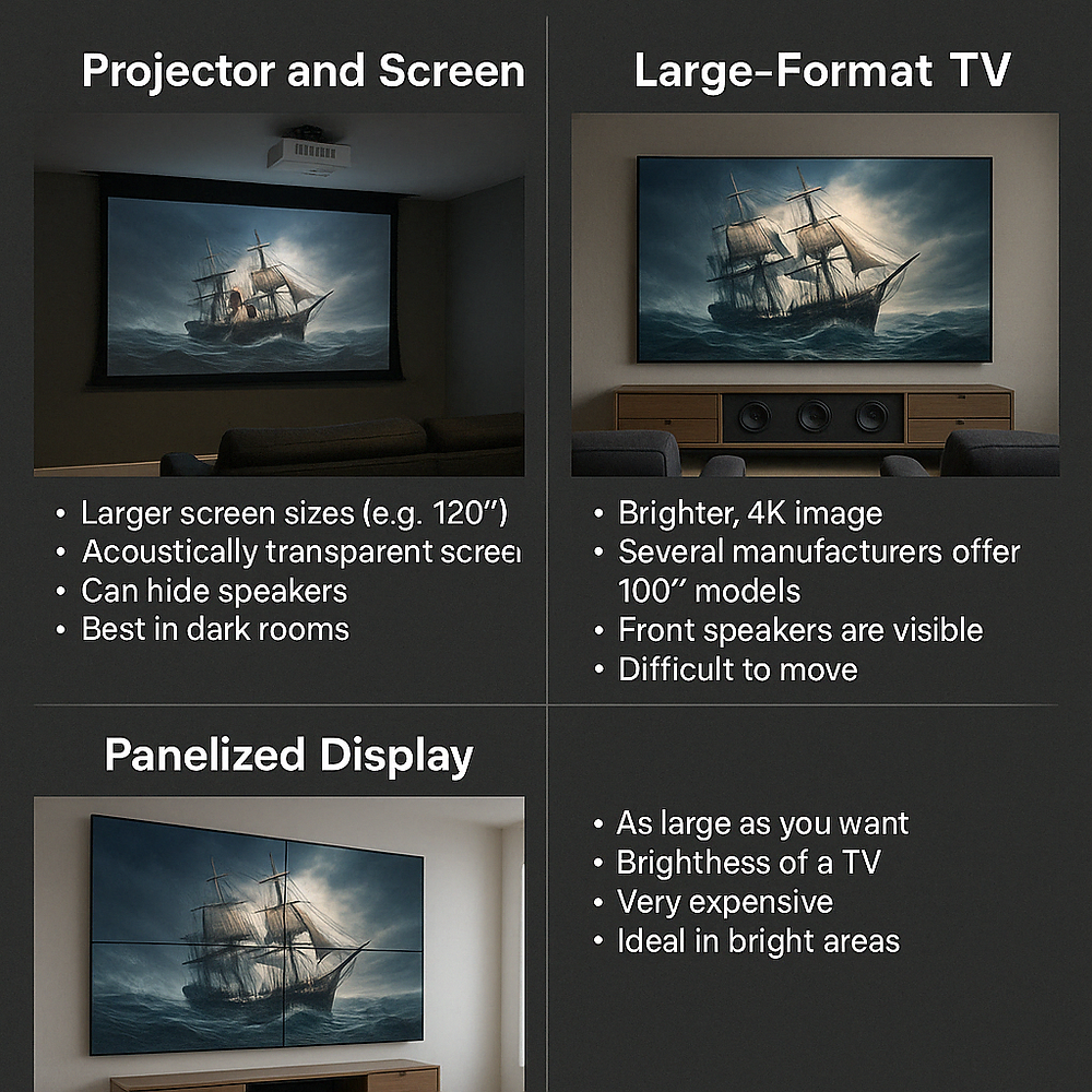 TV or Projector for Your Media Room? Here's What You Need to Know