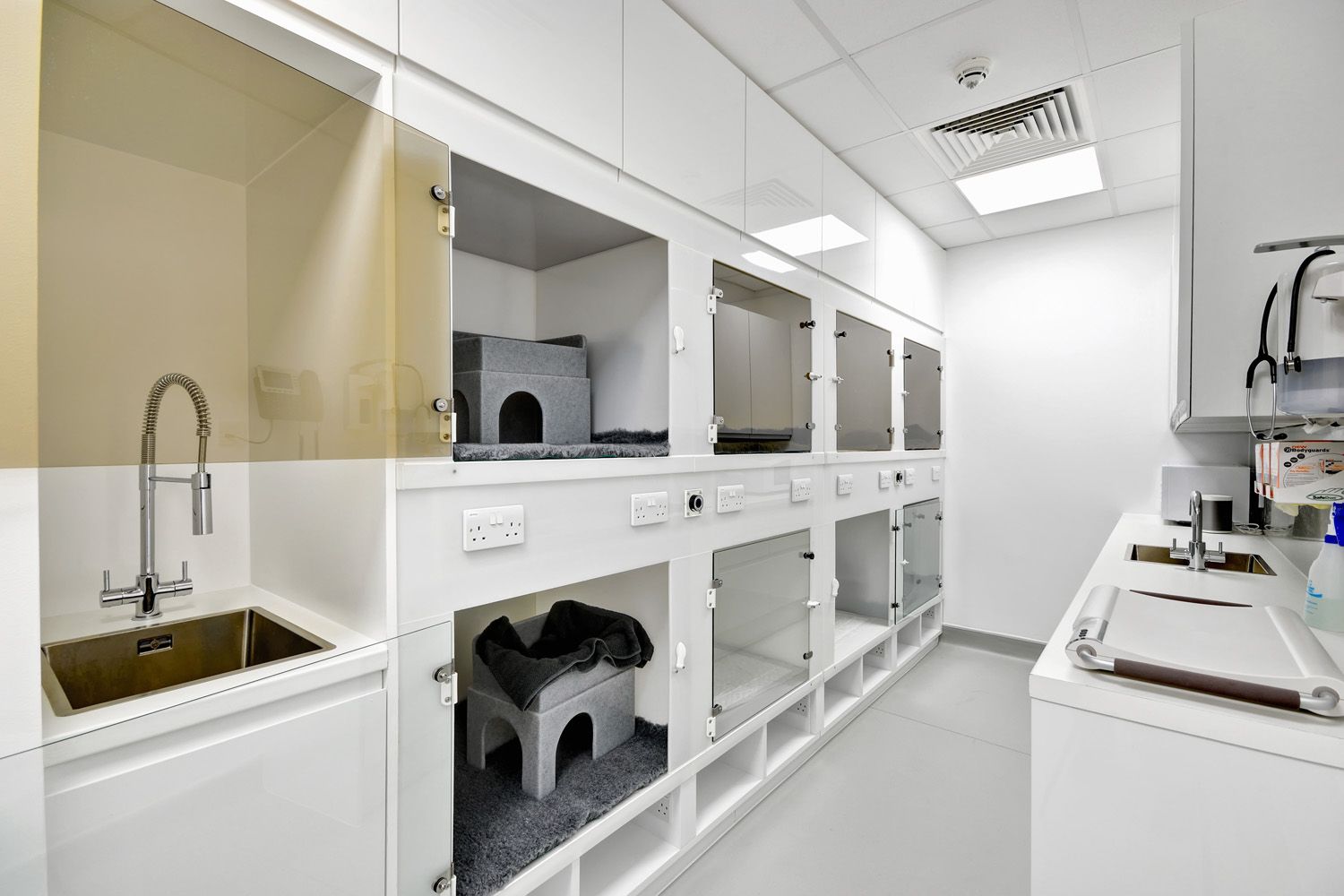 Medical transport interior