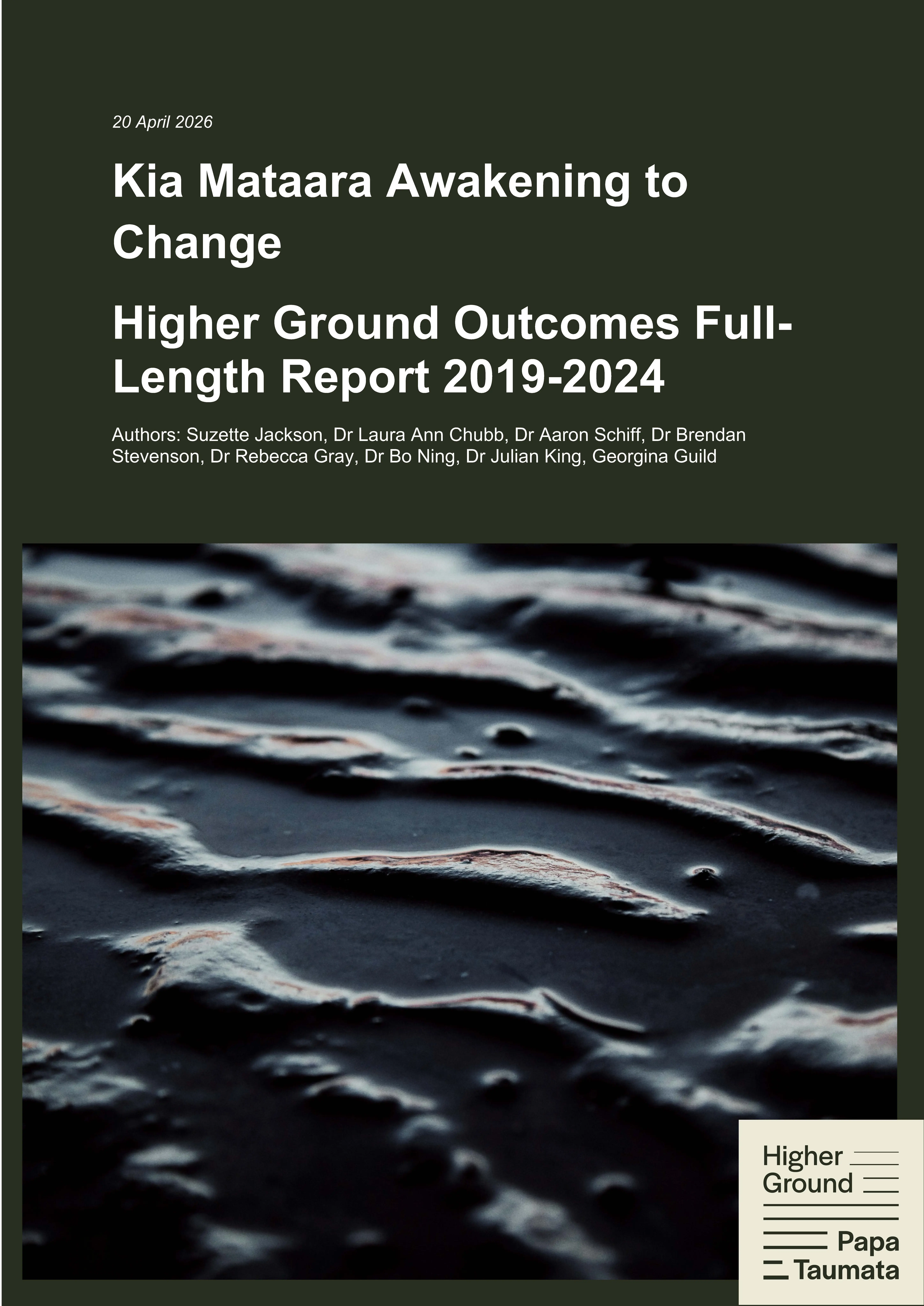 Kia Mataara: Higher Ground Full Outcomes Report 2019-2024