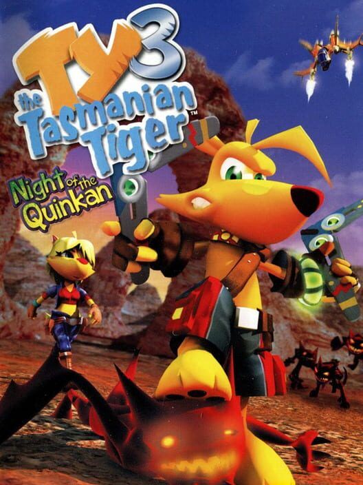 Ty the Tasmanian Tiger 3: Night of the Quinkan PS2 box art