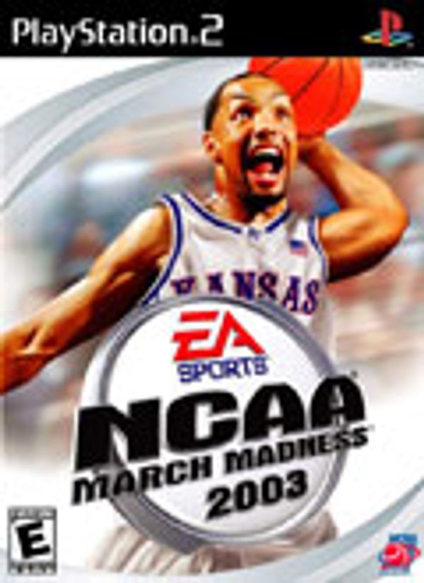 NCAA March Madness 2003 PS2 box art
