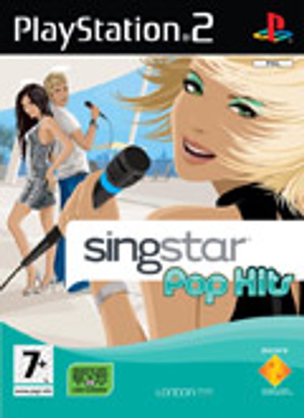 SingStar Pop Hits (Aka SingStar Pop) PS2 box art