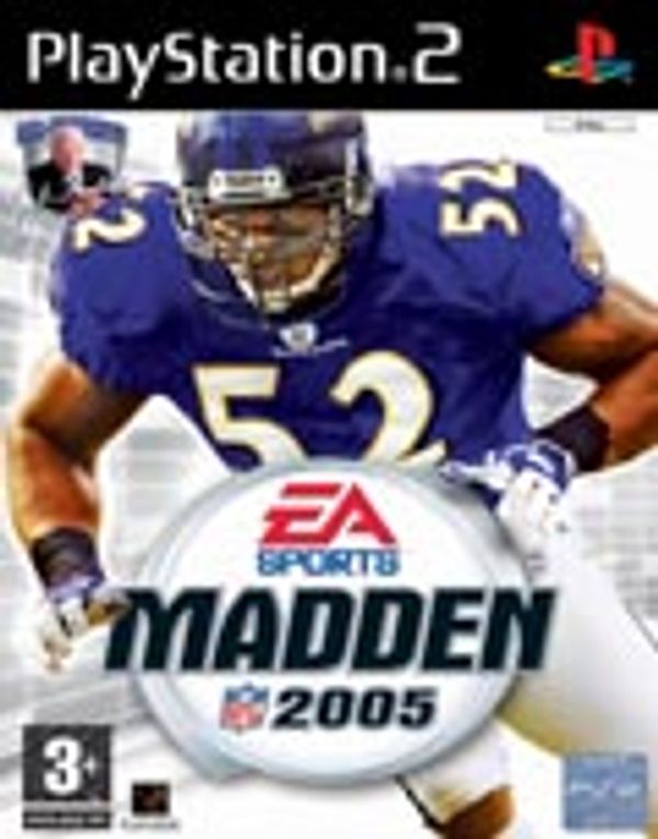 Madden NFL 2005 PS2 box art