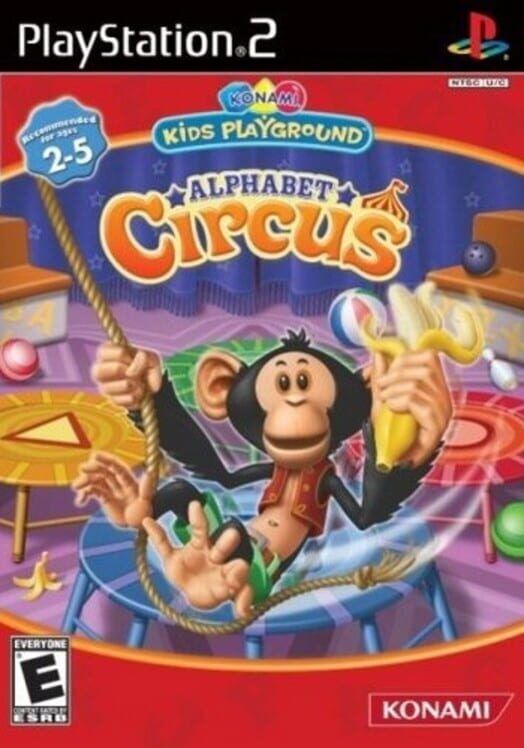 Konami Kids Playground: Alphabet Circus PS2 box art