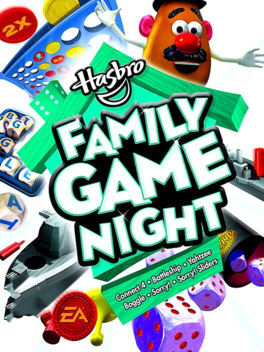 Hasbro Family Game Night PS2 box art