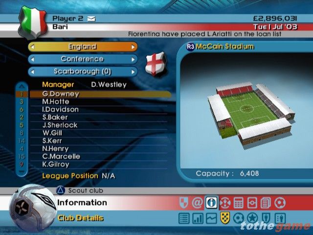 Lma Manager 2005 screenshot 6