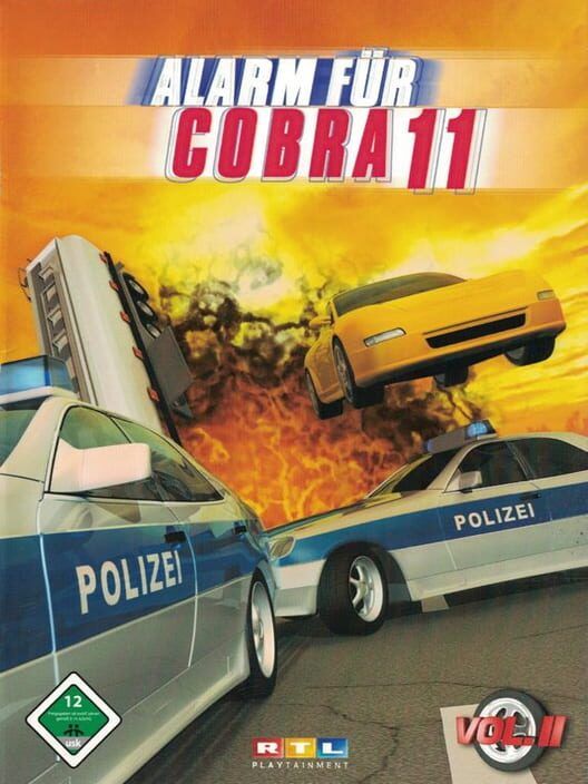 Alarm for Cobra 11: Hot Pursuit PS2 box art