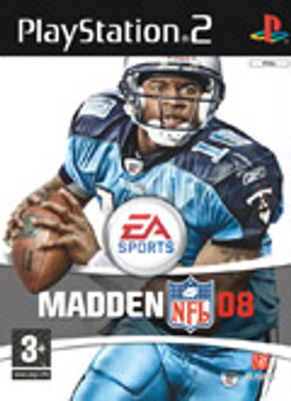 Madden NFL 08 PS2 box art