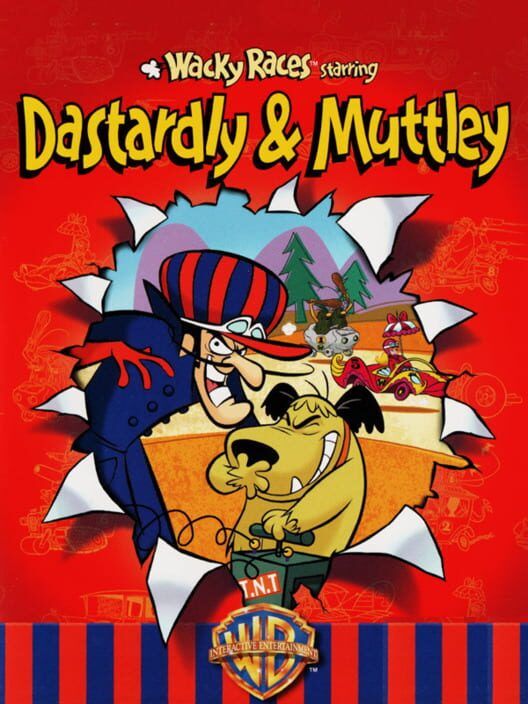 Wacky Races Starring Dastardly & Muttley PS2 box art