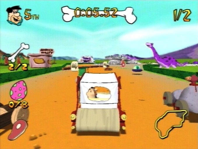 Flintstones: Bedrock Racing screenshot 1