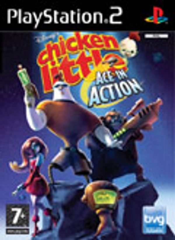 Chicken Little: Ace in Action PS2 box art