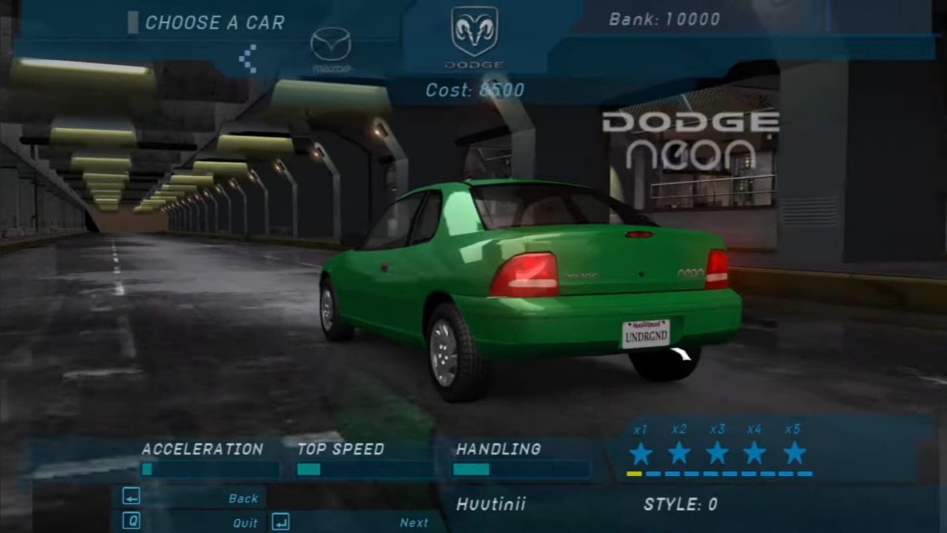 Need for Speed Underground screenshot 10