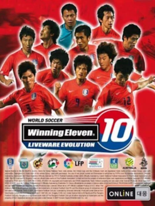 World Soccer: Winning Eleven 10 - Liveware Evolution PS2 box art