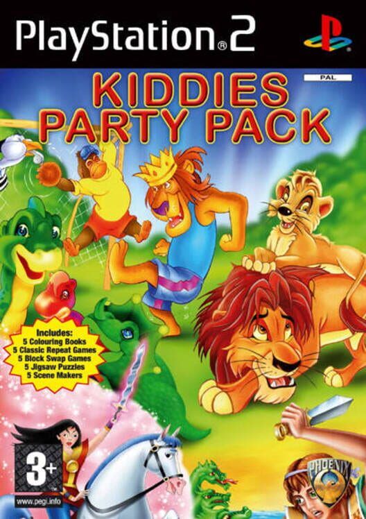 Kiddies Party Pack PS2 box art
