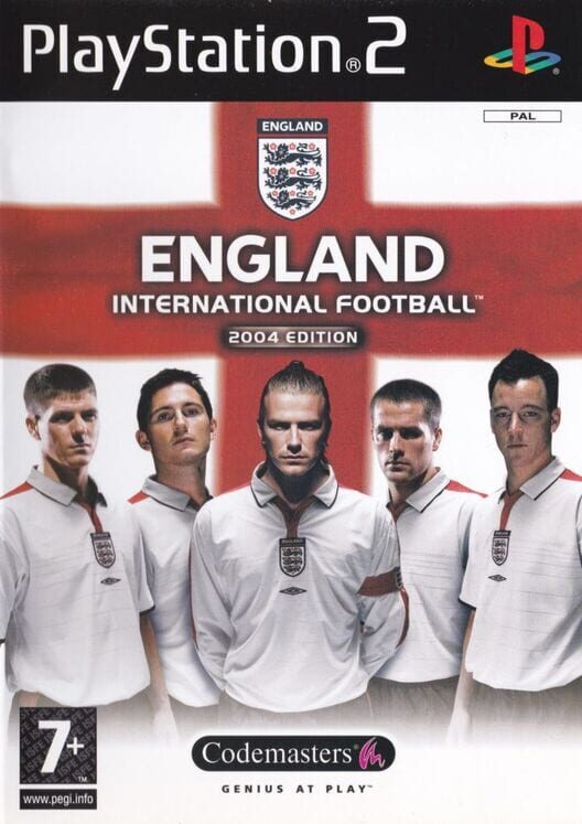England International Football PS2 box art