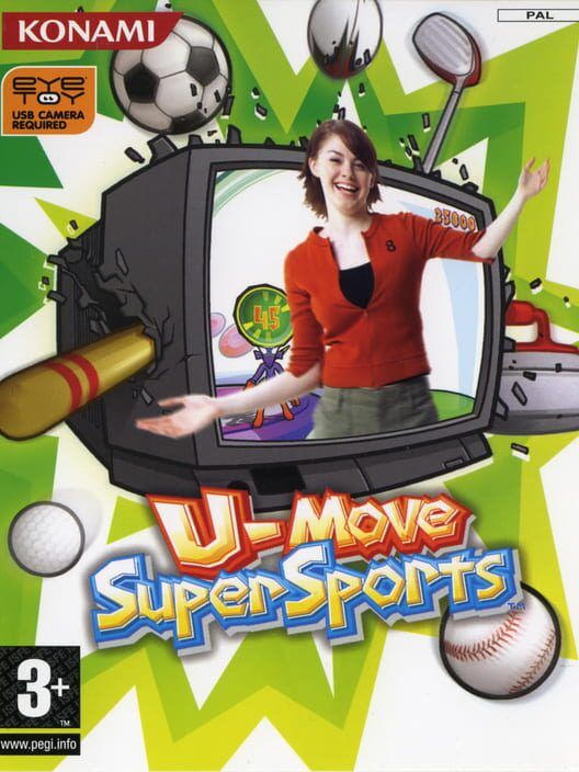 U-Move Super Sports PS2 box art