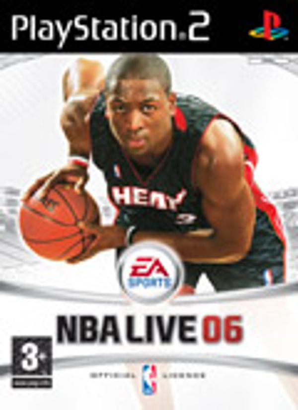 NBA Live 06 PS2 box art