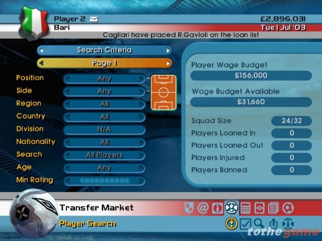 Lma Manager 2005 screenshot 14