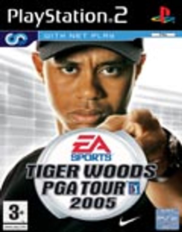 Tiger Woods PGA Tour 2005 PS2 box art