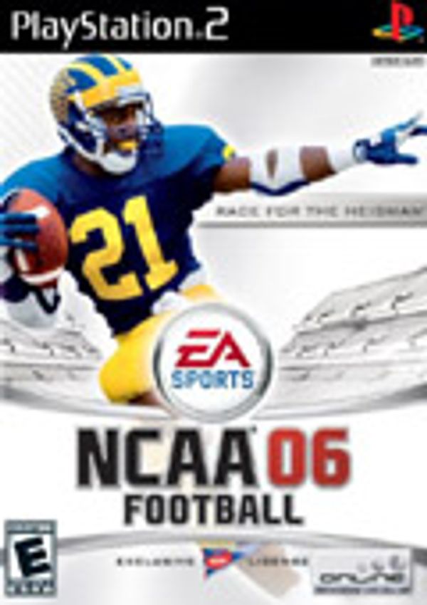 NCAA Football 06 PS2 box art