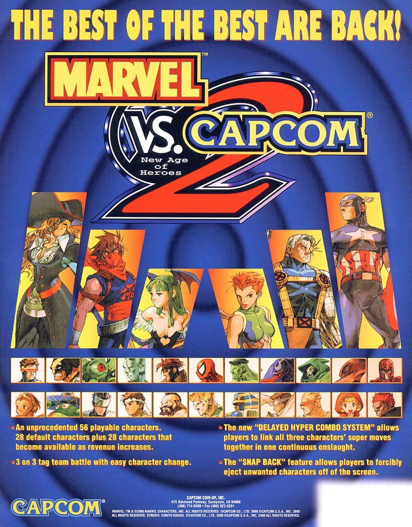 Marvel vs Capcom 2 artwork 2