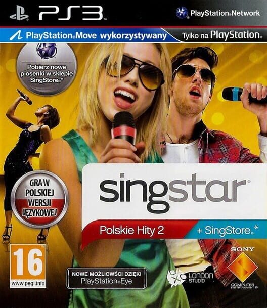 SingStar: Polskie Hity 2 PS2 box art