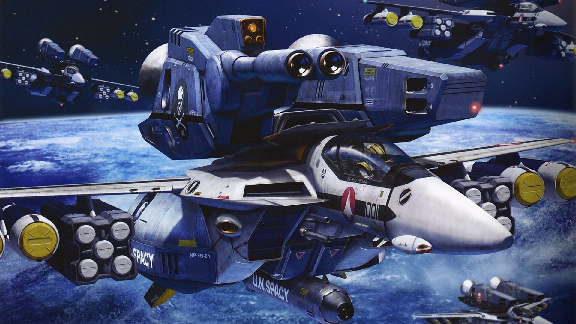 Choujikuu Yousai Macross artwork 1