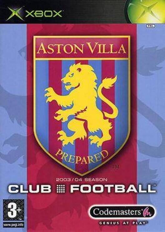 Aston Villa Club Football PS2 box art