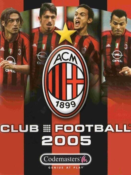 AC Milan Club Football 2005 PS2 box art