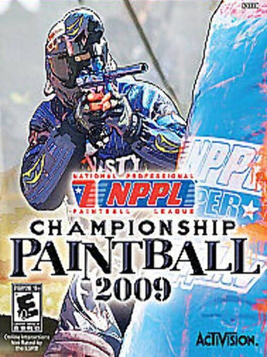 Nppl Championship Paintball 2009 PS2 box art
