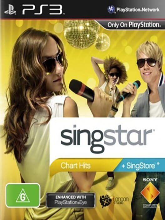 SingStar: Chart Hits PS2 box art