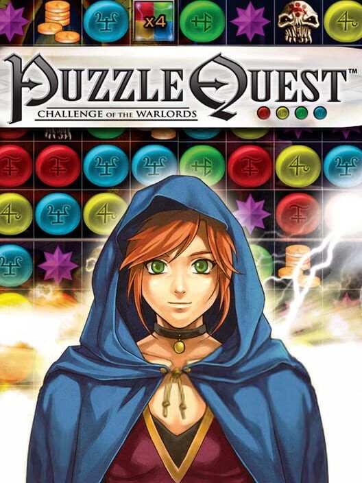 Puzzle Quest: Challenge of the Warlords PS2 box art