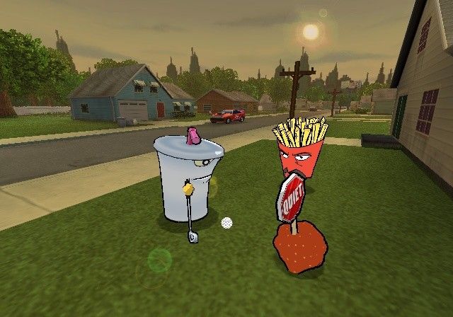 Aqua Teen Hunger Force Zombie Ninja Pro-Am screenshot 1