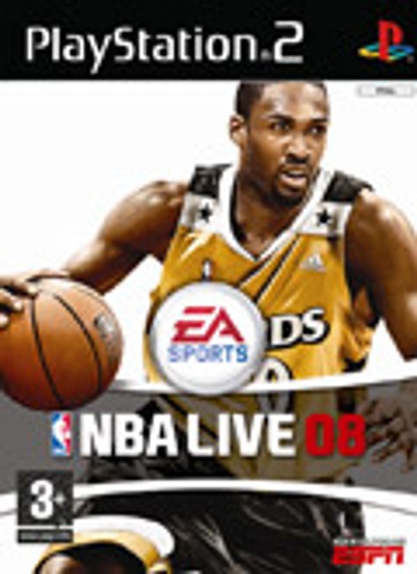 NBA Live 08 PS2 box art