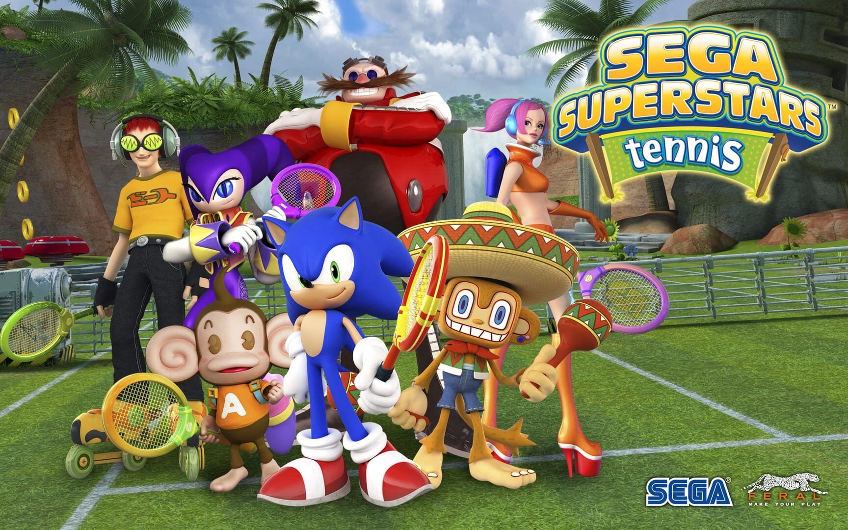 Sega Superstars Tennis artwork 2
