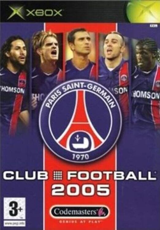 Paris Saint-Germain Club Football 2005 PS2 box art