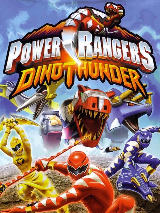 Power Rangers: Dino Thunder PS2 box art