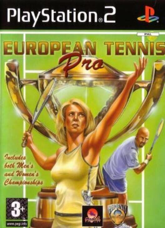 European Tennis Pro PS2 box art