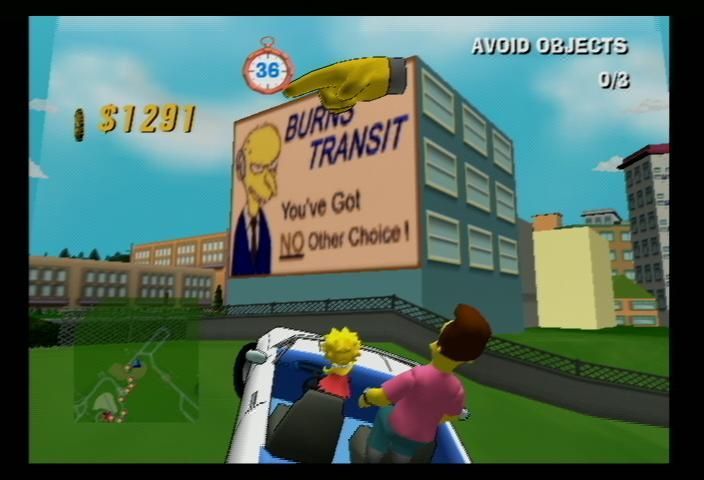 The Simpsons Road Rage screenshot 5