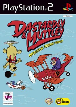 Dastardly & Muttley: Operation - Pigeon Pursuit PS2 box art