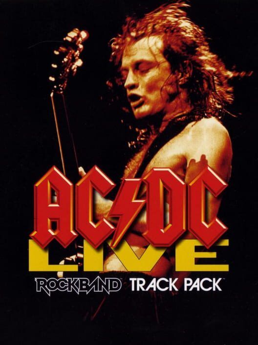 AC/DC Live: Rock Band - Track Pack PS2 box art