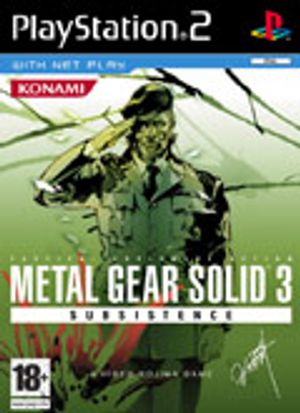 Metal Gear Solid 3: Subsistence PS2 box art