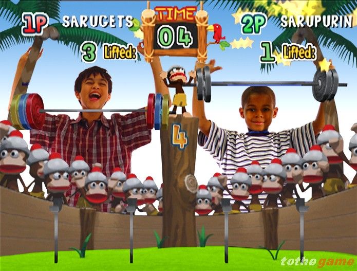 EyeToy: Monkey Mania (Aka Ape Escape EyeToy) screenshot 1