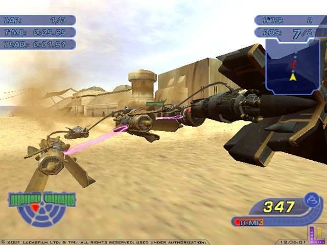 Star Wars: Racer Revenge screenshot 1