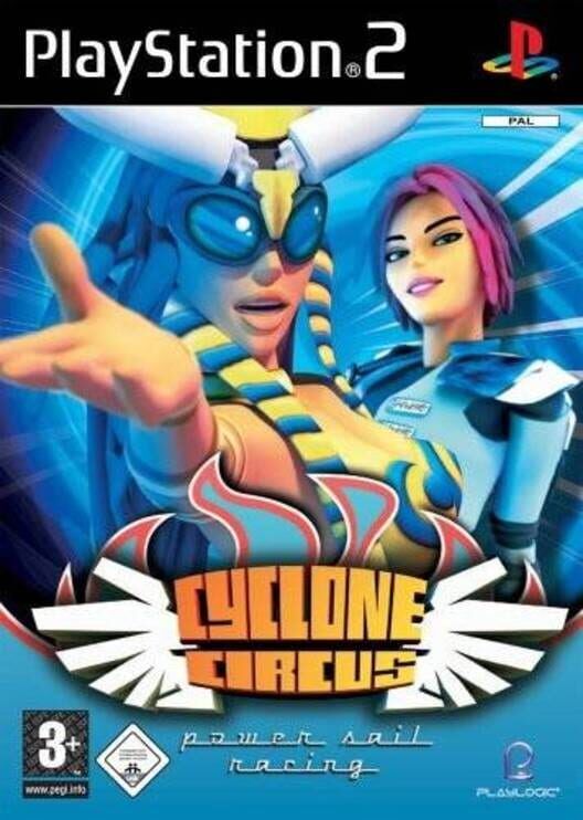 Cyclone Circus: Power Sail Racing PS2 box art