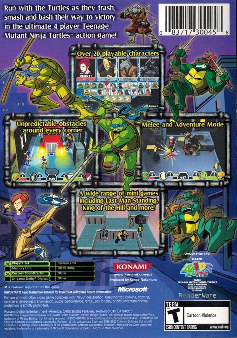Tmnt: Mutant Melee artwork 3