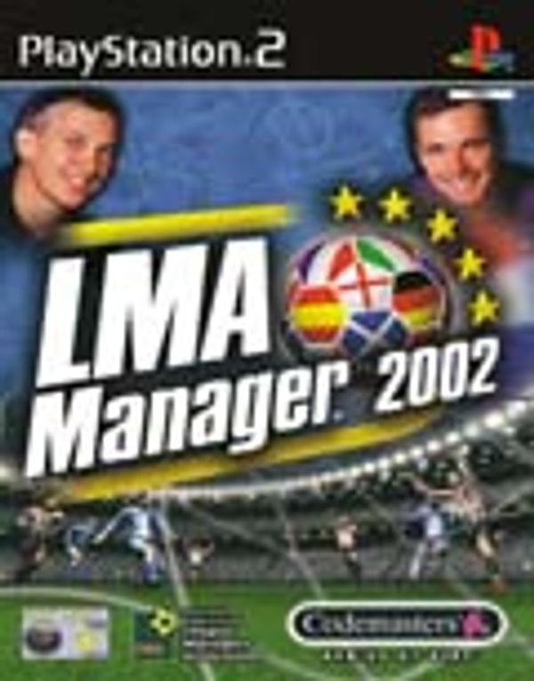 Lma Manager 2002 PS2 box art