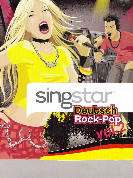 SingStar: Deutsch Rock-Pop Vol 2 PS2 box art